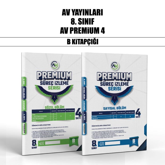 AV 08.SINIF PREMIUM DENEME SAY/SÖZ 4-B -25-26